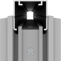Uiison 58-Style Steel-Aluminum Single-Glass Module System